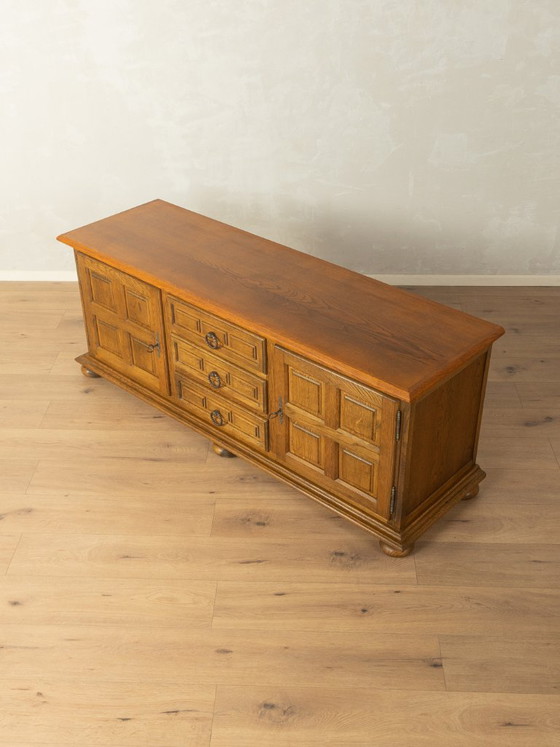 Brutalistisches Sideboard, 1960er Jahre, Holz, Braun (Foto 5 von 9)