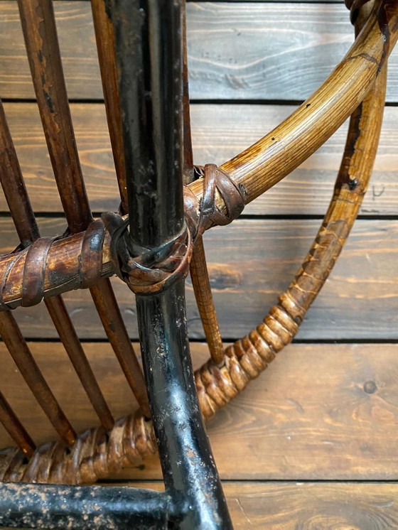 Image 1 of vintage rotan zeteltje 