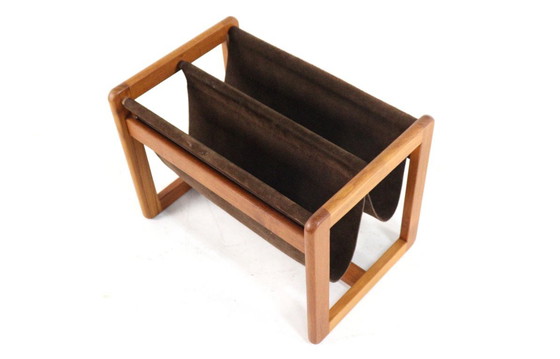 Image 1 of Vidbjerg mobelfabrik magazine rack vintage Danish