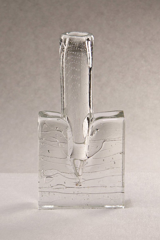 'L'ultimatum' Vase in Glass - Sem Schanzer (as l'Anverre)