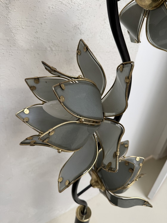 Hollywood Regency Lotus Vloerlamp – Vloerlampen, Other (photo 6 of 7)