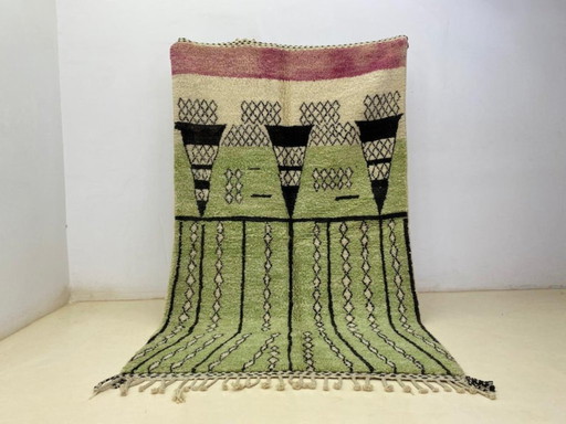 Tapis marocain artesanal en laine 300cmx150cm