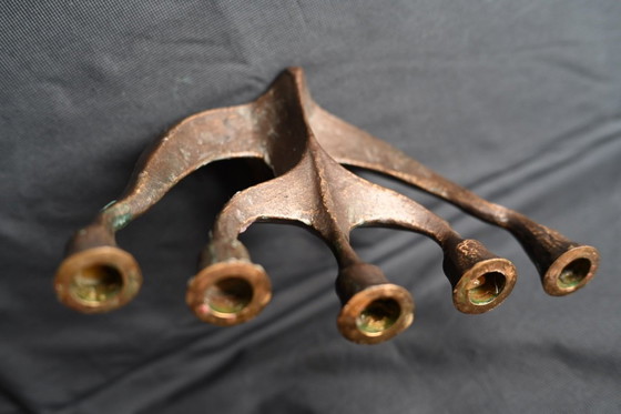 Image 1 of Horst Dalbeck - Brutalist candlesticks - 1960s - Guild of Crafts