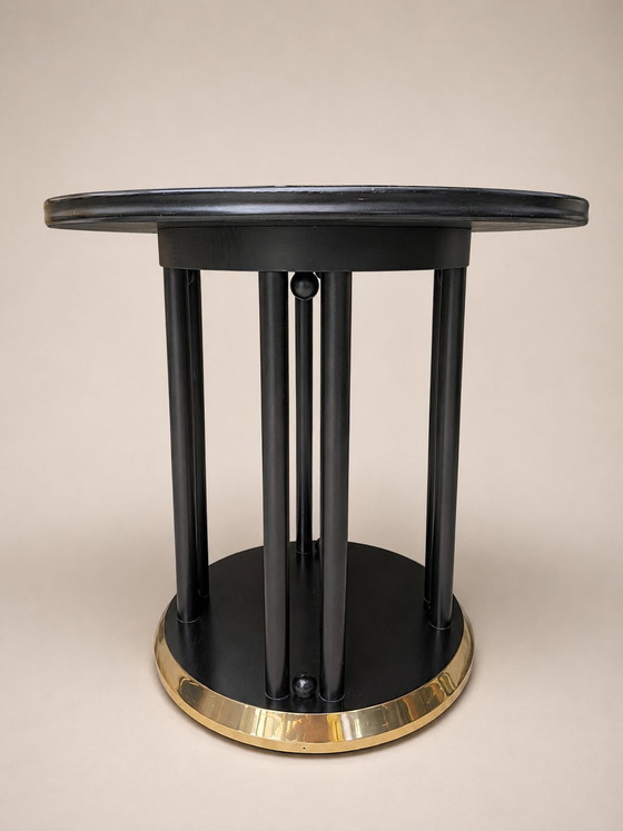 Image 1 of Originele Wittmann eetset "Cabaret Fledermaus" – Josef Hoffmann – 2 stoelen en tafel