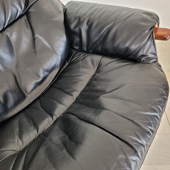 Image 1 of Göte Mobler 1960 Vintage Swivel Reclining Lounge Chair