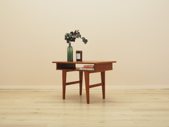 Tavolino da caffè danese in teak con ripiano aggiuntivo, Mid-Century Modern anni '60 – Tavolini da caffè (photo 3 of 8)