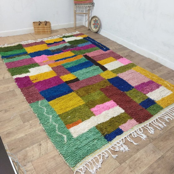 Image 1 of Colorful Abstract Moroccan Rug – Colorful Abstract Moroccan Berber Carpet | 300 × 213 cm