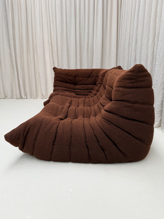 Frühes Set ‘Togo’, Michel Ducaroy, Ligne Roset, Frankreich, 1970er Jahre – Modulare Sofas, Wool (photo 2 of 13)
