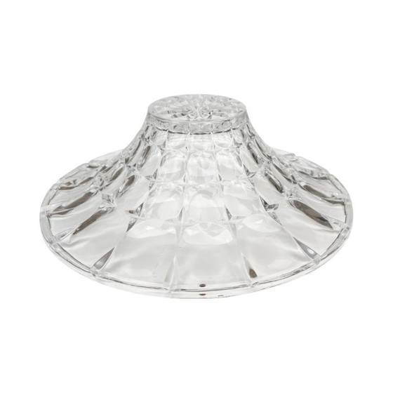 Image 1 of Bohême | Coupe en cristal lenticulaire | Tchécoslovaquie | Années 1970-1980 | Verre au plomb