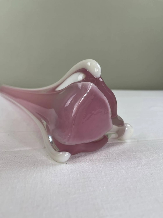 Vaso scultoreo in vetro soffiato – Vasi, Crystal, Glass, Art Deco (photo 5 of 10)