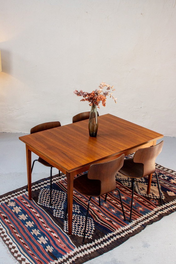 Image 1 of Vintage Teak Dining Table Mid Century 1960s