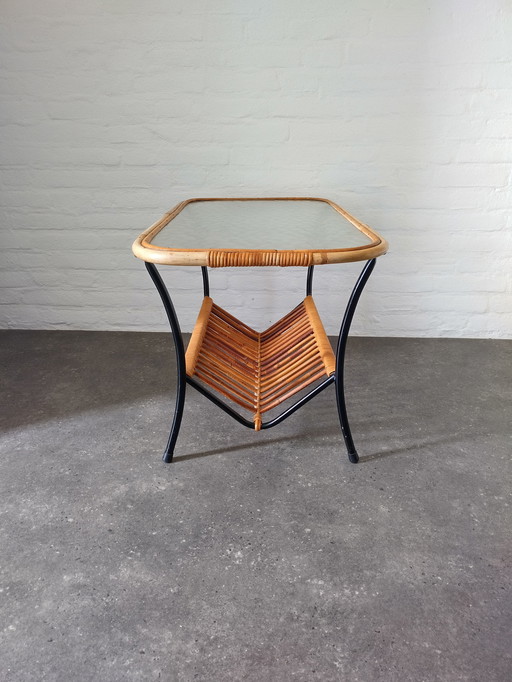 Table en rotin - Rohe Noordwolde - Vintage