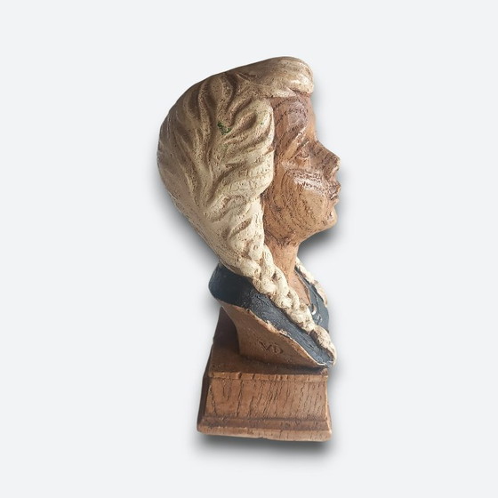 Image 1 of Tijl en Nele Uilenspiegel – Boekensteunen (2) – Arbopanda – Made in Belgium – ca. 1960–1970