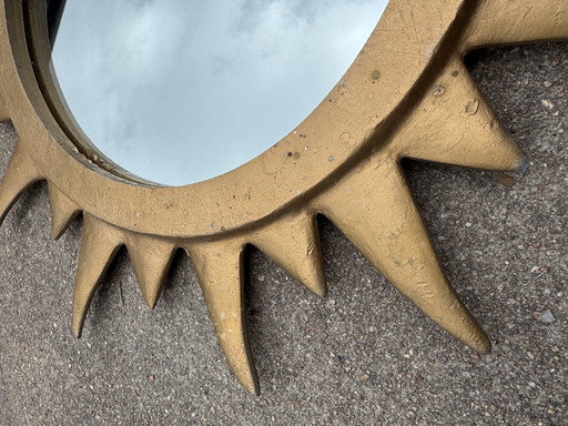 1970s sunburst mirror