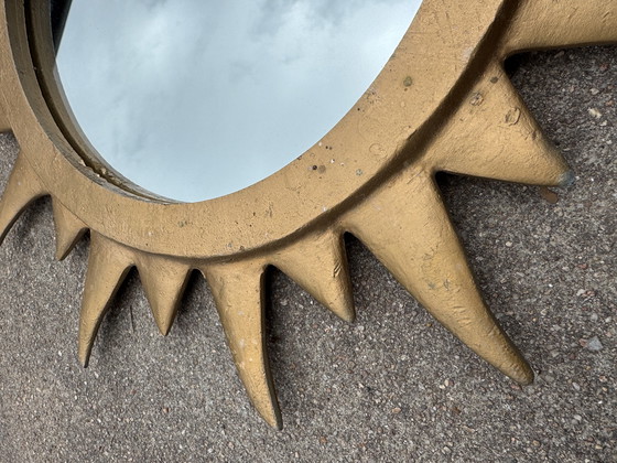 Image 1 of 1970s sunburst mirror