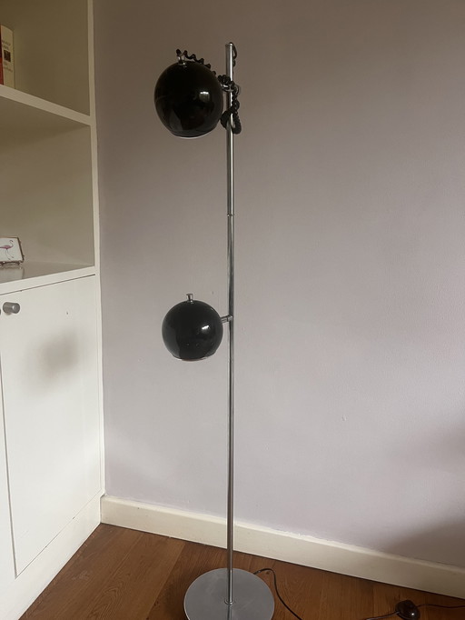 Leitmotiv vloerlamp retro zwart