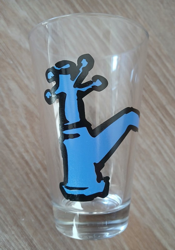 Image 1 of 4 art drinking glasses from Cerve Italy.