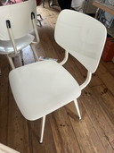Ahrend table and two Revolt chairs