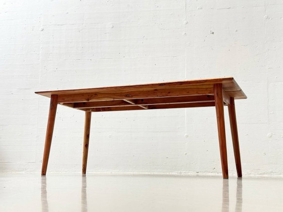 Image 1 of Dining table made of acacia wood, 1960s/70s
