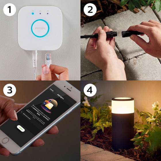 Image 1 of Philips Hue White & Color Ambiance CALLA, 8W terminal, extension, requires CALLA base kit and Hue bridge (not included) - Noi