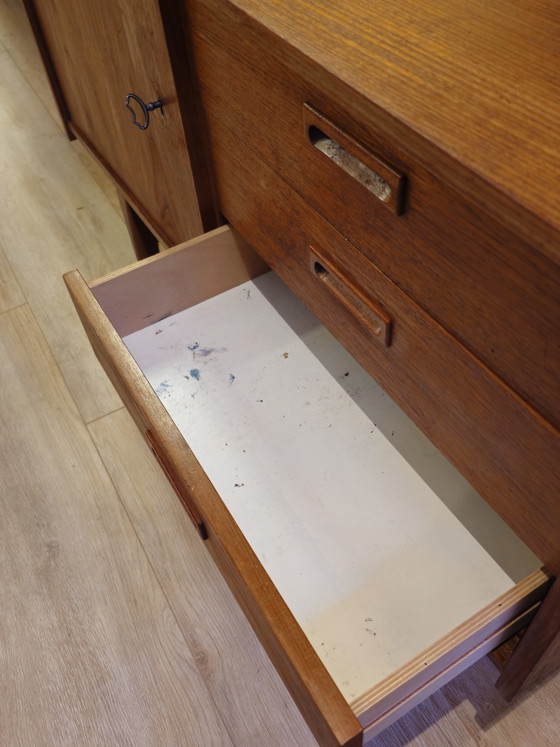 Vintage Fristho Dressoir Kastje Kast Lowboard Platenspeler – Wood (photo 11 of 11)