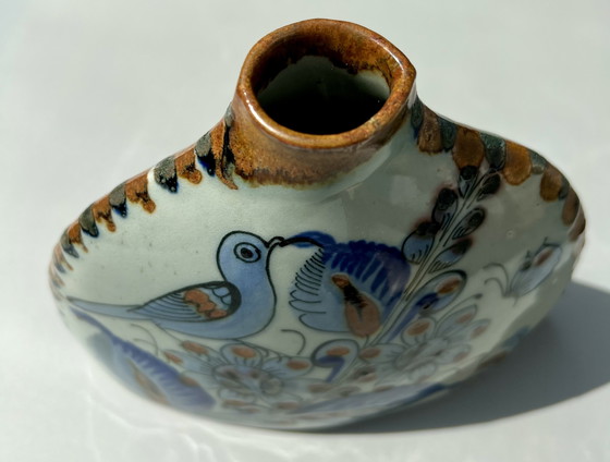 Image 1 of Vaso in ceramica "El Palomar" - Pezzo dipinto a mano