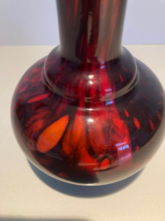 Image 1 of VB Opaline Florence vase designed by Carlo Moretti