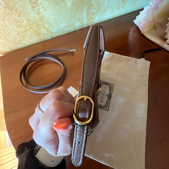 Gucci Jackie mini 1961 Shoulder Bag - Authentic Very good condition GG Supreme – Top handle bags, Leather (photo 13 of 14)