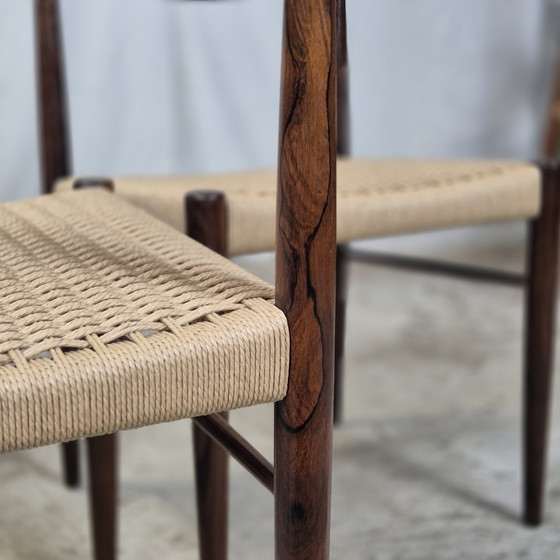 Image 1 of H.W. Klein, Bramin sillas danesas de cuerda de papel de los años 60