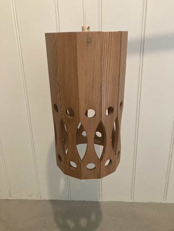 Image 1 of Lámpara de caña de pescar danesa de pino/LO Nilson