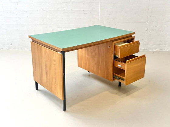 Image 1 of Mid-century desk with linoleum top by Merz Roller, 1960s