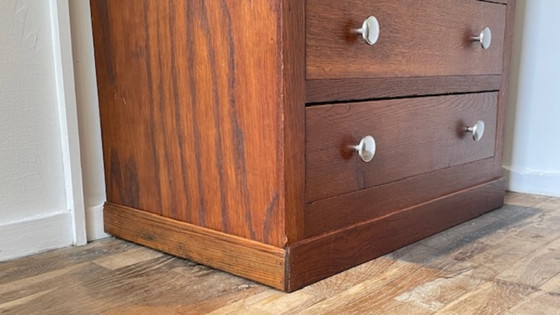 Image 1 of COMMODE Art Déco CHENE Massif