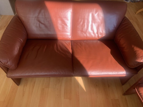 Image 1 of Leolux Bora Bora Leather Sofa 2.5 Seater