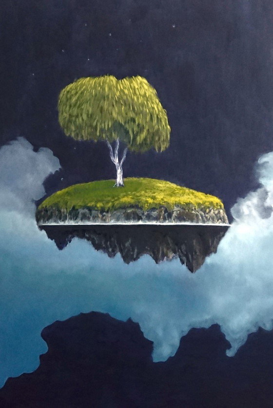 Image 1 of Island of Hope - Oil Painting by Byron Ray