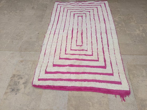 Image 1 of Authentiek handgemaakt Beni Ourain Berber tapijt, 140/260 cm