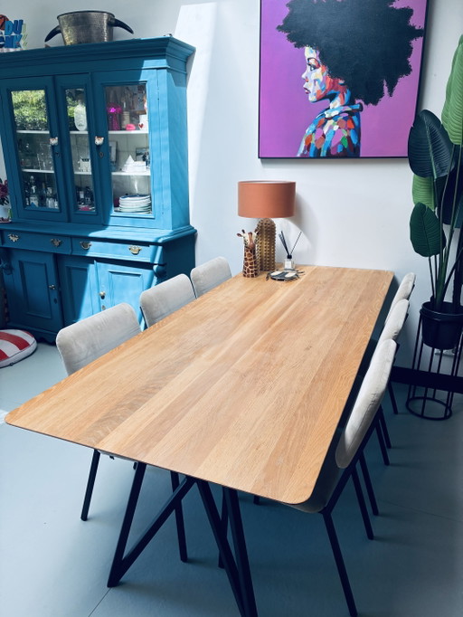 Studio Henk - Table à manger Butterfly - 220*90 cm – eettafels, Wood