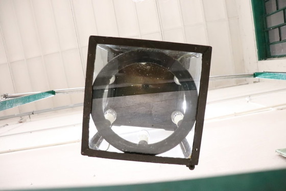 Image 1 of Lanterne en fer et en verre, Italie, début du XXe siècle