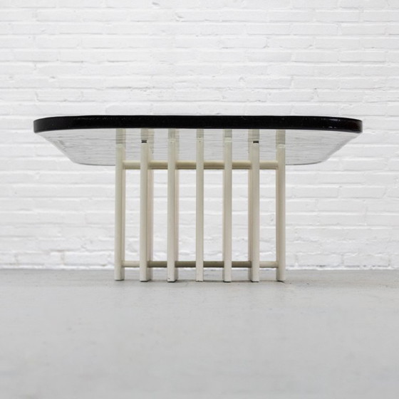 Heinz Lilienthal Couchtisch 70er Jahre – Couchtische, Glass, Wood (photo 6 of 11)