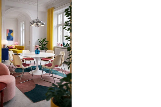 Image 1 of Mid-Century Modern Scandinavian Chairs by Svante Schöblom for Overman, 1970s, Set of 5