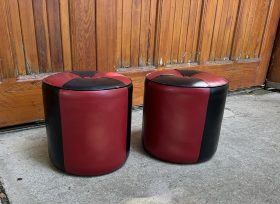 Set of Mid-Century Ottoman, 1950s – Footstools & poufs, Mid Century Modern (photo 5 of 6)