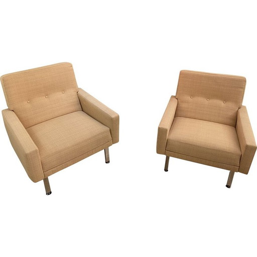 Coppia di poltrone vintage di Georges Friedmann, anni '60