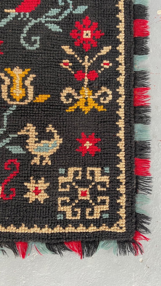 Image 1 of Wandtapijt Decoratief Tapijt Wol Frankrijk Vintage