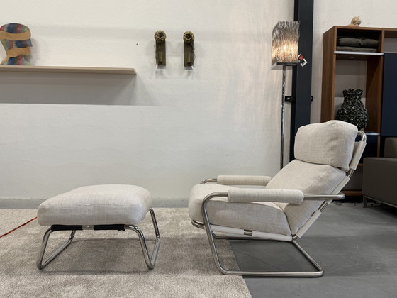 Image 1 of Gelderland 601 Oberman Met Hocker Riva stof 