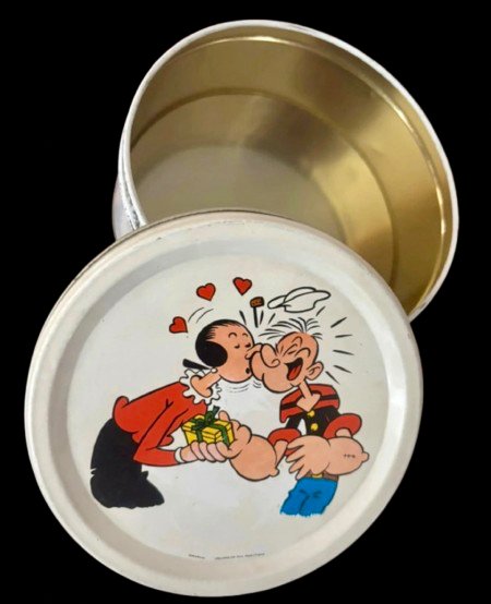 5-Piece Set European Vintage Collectible Tins – Nostalgia & Art Nouveau – Overig, Decorative Objects, Metal (photo 4 of 11)