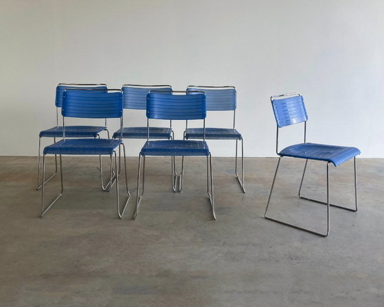 Image 1 of 6 sedie di design vintage italiano