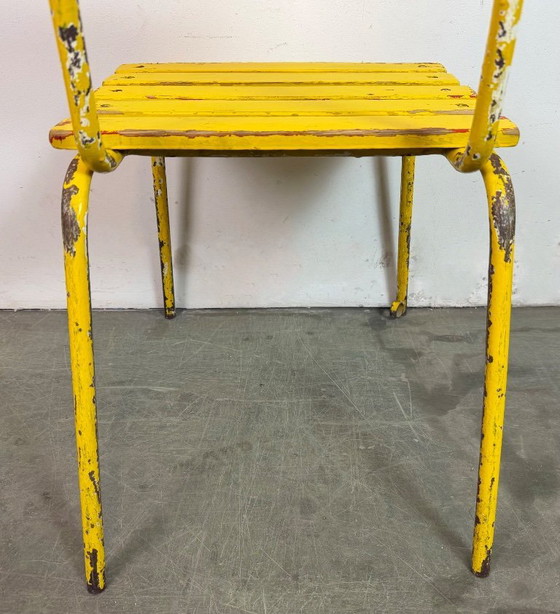 Image 1 of Vintage gele industriële stoel, jaren 60