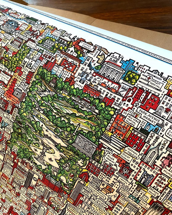 Image 1 of Manhattan!! 1978 New York Tony Graham - Poster 70×100 cm