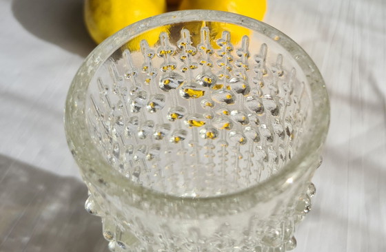František Pečený pressed glass vase Heřmanova Huť glassworks / Sklo Union (photo 3 of 14)