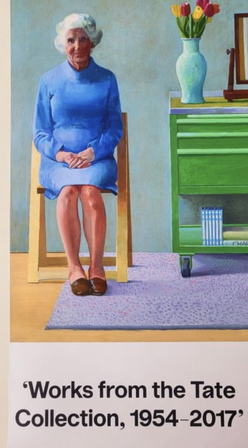 Affiche Originale David Hockney - Exhibition at BOZAR - Collection Tate