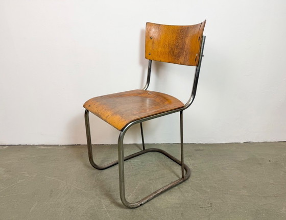 Image 1 of Chaise d'atelier vintage, années 1960